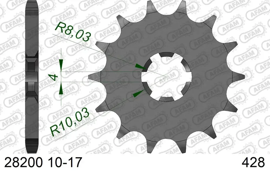 AFAM Framdrev #428 – Suzuki/Yamaha v:6203347 AFAM Framdrev #428 – Suzuki/Yamaha v:6203347