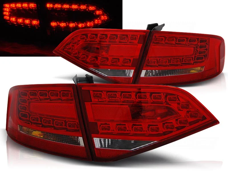 Baklykter Audi A4 B8 08-11 Sedan LED Rød/Hvit | .no v:6545017 Baklykter Audi A4 B8 08-11 Sedan LED Rød/Hvit | .no v:6545017