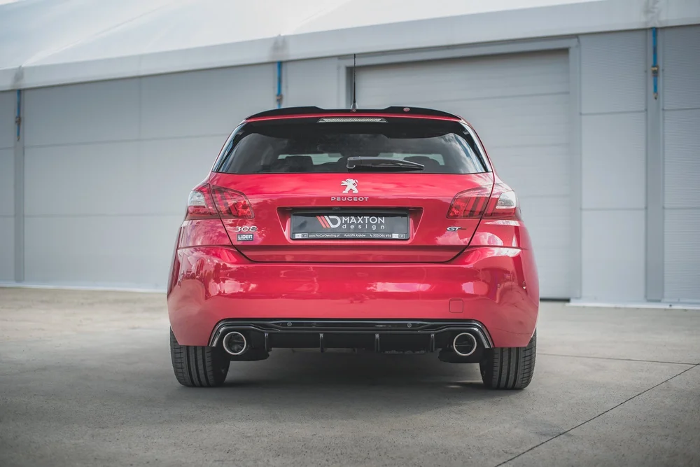 Baksplitter Med Eksosgrill Wydechu Peugeot 308 GT Mk2 Facelift v:5462946 Baksplitter Med Eksosgrill Wydechu Peugeot 308 GT Mk2 Facelift v:5462946