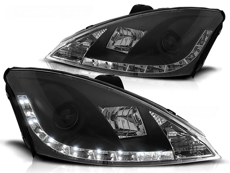 Frontlykter Ford Focus 10.98-10.01 Daylight Svart | .no v:6208528
