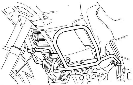 Hepco & Becker Cagiva Elefant 750/900 Motorbø;yle – Sort v:2116354