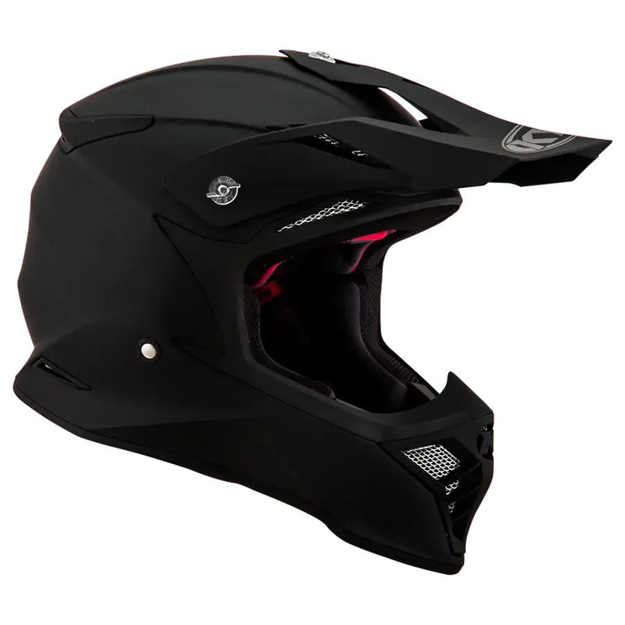 KYT Skyhawk MX Plain Matt sort M v:3316076 KYT Skyhawk MX Plain Matt sort M v:3316076
