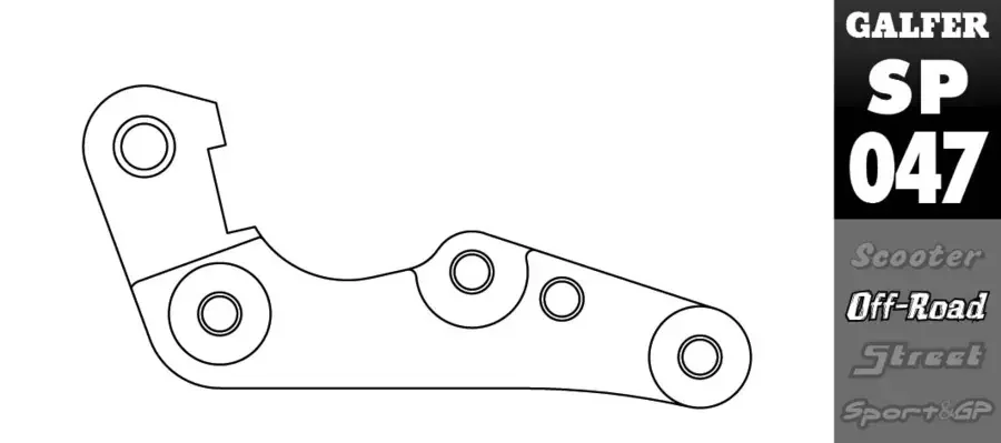 Galfer Brakett Adapter – SHERCO WP v:7351207 Galfer Brakett Adapter – SHERCO WP v:7351207
