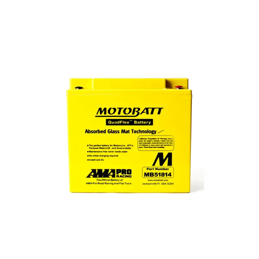 MotoBatt MB51814 12V Batteri v:4110190