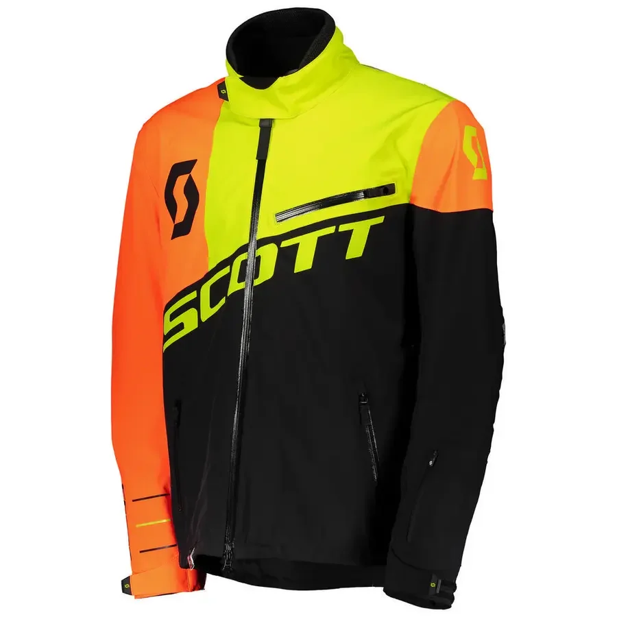 Scott Shell Pro Snø;scooterjakke - Sort/Ne Gul, L v:1953539