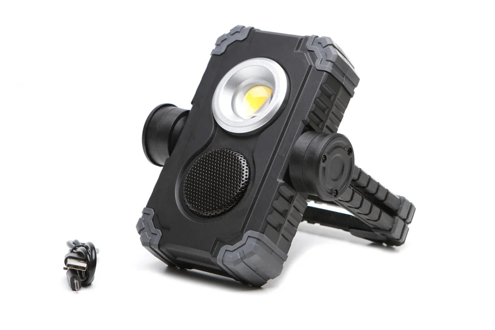 Arbeidslampe med hø;yttaler v:9111621