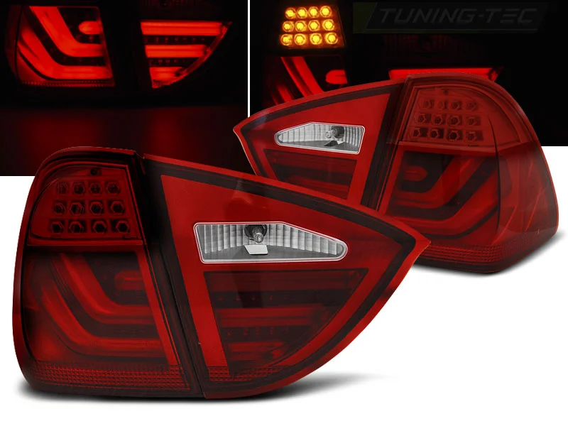 Baklykter BMW E91 05-08 E91 Touring LED Bar Rød | .no v:3653290