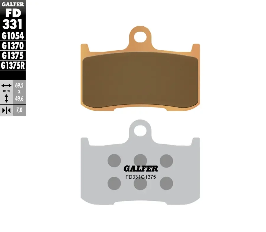Galfer Bremseklosser, Sinter, Sport v:3295585