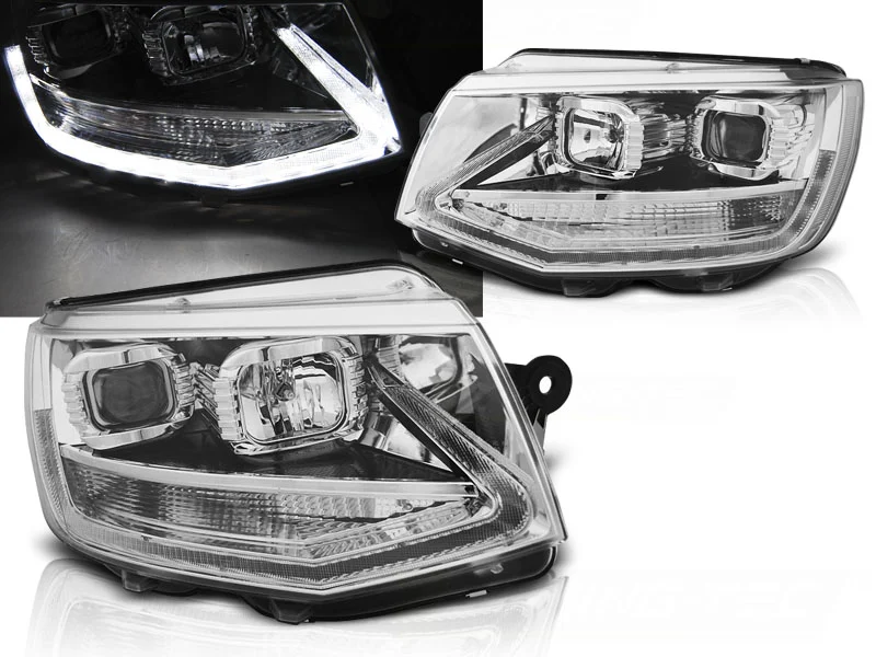 Frontlykter VW T6 15-19 TRU DRL Krom | .no v:9760423