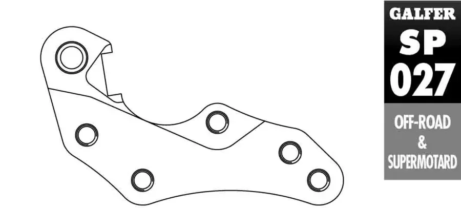 Galfer Brakett Adapter – Gas Gas Ø270mm v:4477228 Galfer Brakett Adapter – Gas Gas Ø270mm v:4477228