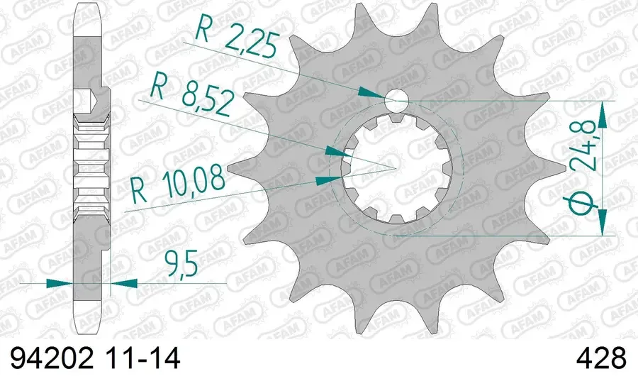 AFAM Framdrev #428 – Beta/HQ/KTM, 13T v:5470433 AFAM Framdrev #428 – Beta/HQ/KTM, 13T v:5470433