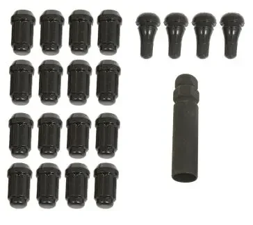 MSA Hjulmutter Sort - M12x1.5 v:4333572