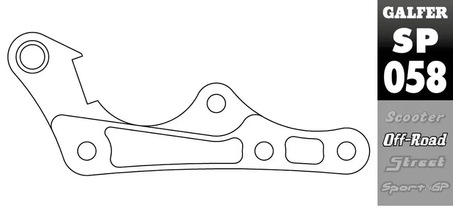 Galfer Brakett Adapter – KTM Ø280mm v:5615560 Galfer Brakett Adapter – KTM Ø280mm v:5615560