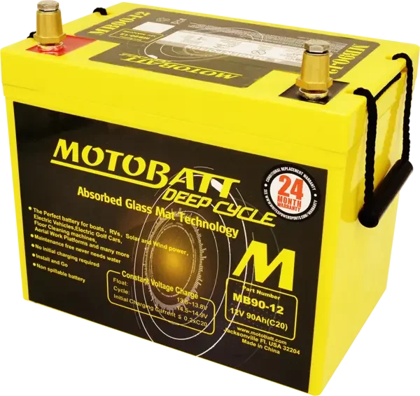 MotoBatt MB90-12, 12V Batteri v:5600122