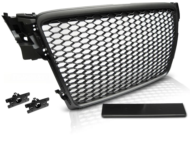 Grill Audi A4 B8 08-11 Sport Matt Svart | .no v:2182735